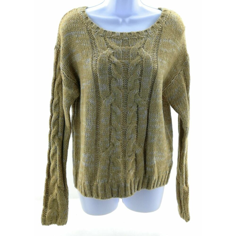 Love Tree Brown Pullover Sweater - Women's Size Medium - Warm Cozy Comfort